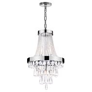 CWI Vast 3 Light Chandelier With Chrome Finish