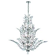 CWI Ivy 18 Light Chandelier With Chrome Finish