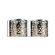 CWI Bubbles 2 Light Vanity Light With Chrome Finish