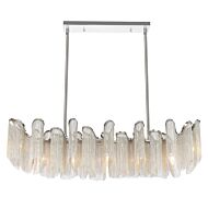 CWI Daisy 7 Light Down Chandelier With Chrome Finish