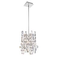 CWI Arley 1 Light Mini Chandelier With Chrome Finish