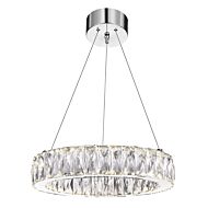 CWI Juno LED Chandelier With Chrome Finish