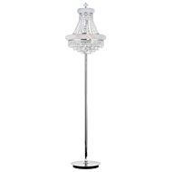 CWI Empire 8 Light Floor Lamp With Chrome Finish