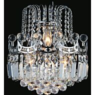 CWI Amanda 3 Light Wall Sconce With Chrome Finish