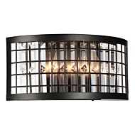 CWI Meghna 3 Light Wall Sconce With Brown Finish