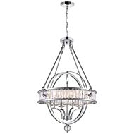 CWI Arkansas 4 Light Chandelier With Chrome Finish