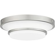 Cromwell LED Flush Mount in Brushed Nickel by Quoizel