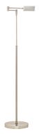 Delta 1-Light LED Floor Lamp in Satin Nickel