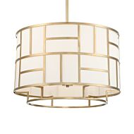 Libby Langdon for Crystorama Danielson 17 Inch Chandelier in Vibrant Gold