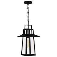 Devonport One Light Outdoor Hanging Lantern in Matte Black by Quoizel