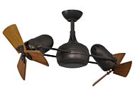 Dagny 41 38" Ceiling Fan in Textured Bronze