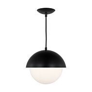 Hyde One Light Pendant in Midnight Black by Visual Comfort Studio