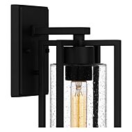 Damien 1-Light Outdoor Wall Mount in Earth Black