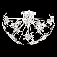 Esteracae Three Light Semi Flush Mount in Stainless Steel by Schonbek