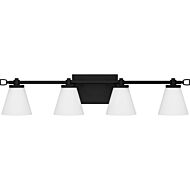 Daniels 0-Light Bathroom Vanity Light in Matte Black