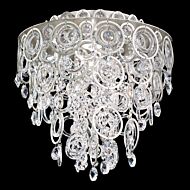 Circulus Four Light Flush Mount in Heirloom Silver by Schonbek