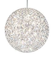 Da Vinci 18 Light Pendant in Stainless Steel by Schonbek