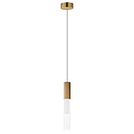 Reeds LED Pendant in Gold by ET2