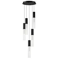 Reeds LED Pendant in Black by ET2