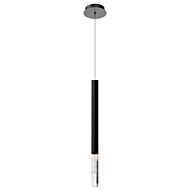 Diaphane LED Pendant in Black by ET2