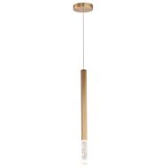 Diaphane LED Pendant in Gold by ET2