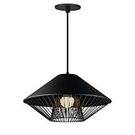 Phoenix LED Pendant in Black  Gold by ET2