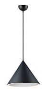 Abyss LED Pendant in Black by ET2