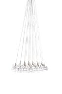 ET2 Starburst 37 Lt. Pendant,Satin Nickel / Polished Chrome