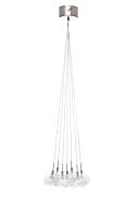 ET2 Starburst 7 Lt. Xenon Pendant, Satin Nickel