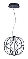 Aura LED Pendant in Black by ET2