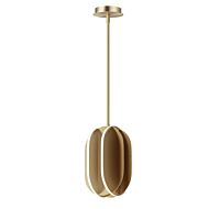 Interval LED Pendant in Satin Brass by ET2