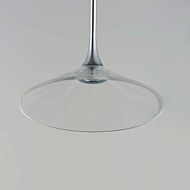 Cono LED Pendant in Polished Chrome by ET2