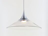 Cono LED Pendant in Polished Chrome by ET2