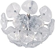 ET2 Fiori 8 Light Bowl Flush Mount, Polished Chrome