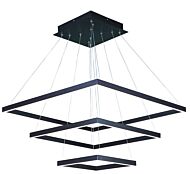 ET2 Quad 27.75 Inch 3 Light Pendant in Bronze