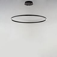 Groove WiZ LED Pendant in Black by ET2