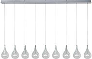 ET2 Larmes 9 Light 56 Inch Polished Chrome Linear Pendant