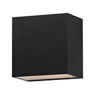 Blok LED Outdoor Wall Sconce in Black by ET2