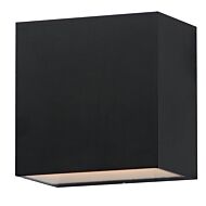 Blok LED Outdoor Wall Sconce in Black by ET2