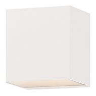 Blok LED Outdoor Wall Sconce in White by ET2