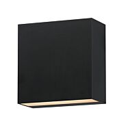 Cubed LED Outdoor Wall Sconce in Black by ET2