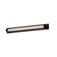 Doric LED Bath Sconce in Black by ET2