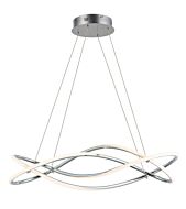 Coaster LED Pendant in Polished Chrome by ET2