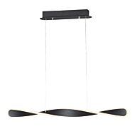 Pirouette LED Pendant in Black by ET2