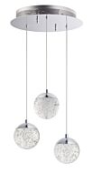 Orb II LED Pendant in Polished Chrome by ET2