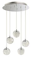 Orb II LED Pendant in Polished Chrome by ET2