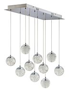 Orb II LED Pendant in Polished Chrome by ET2