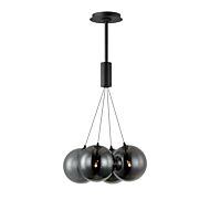 Burst LED Pendant in Black by ET2