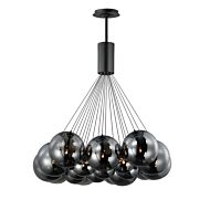 Burst LED Pendant in Black by ET2