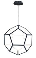 Penta LED Pendant in Black by ET2